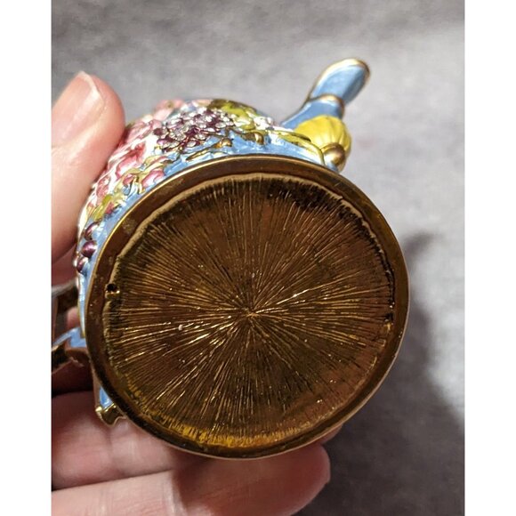 Vintage Cottagecore Collectible Mini Teapot Figure by Rucinni - Picture 10 of 12